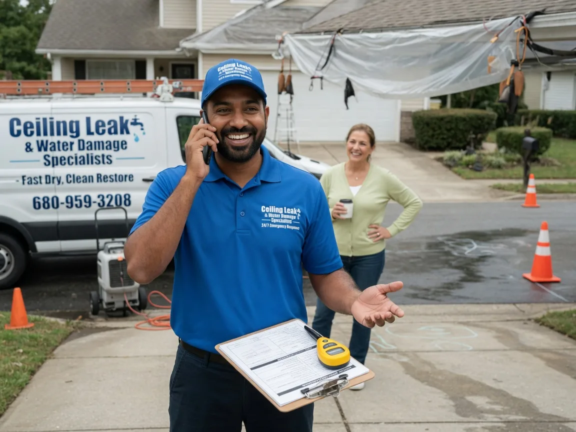 Ceiling Leak Cleanup Attica, KS FAQs